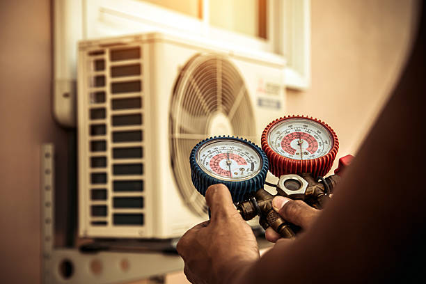 Professional Ductwork Repair technician working in Towanda, KS